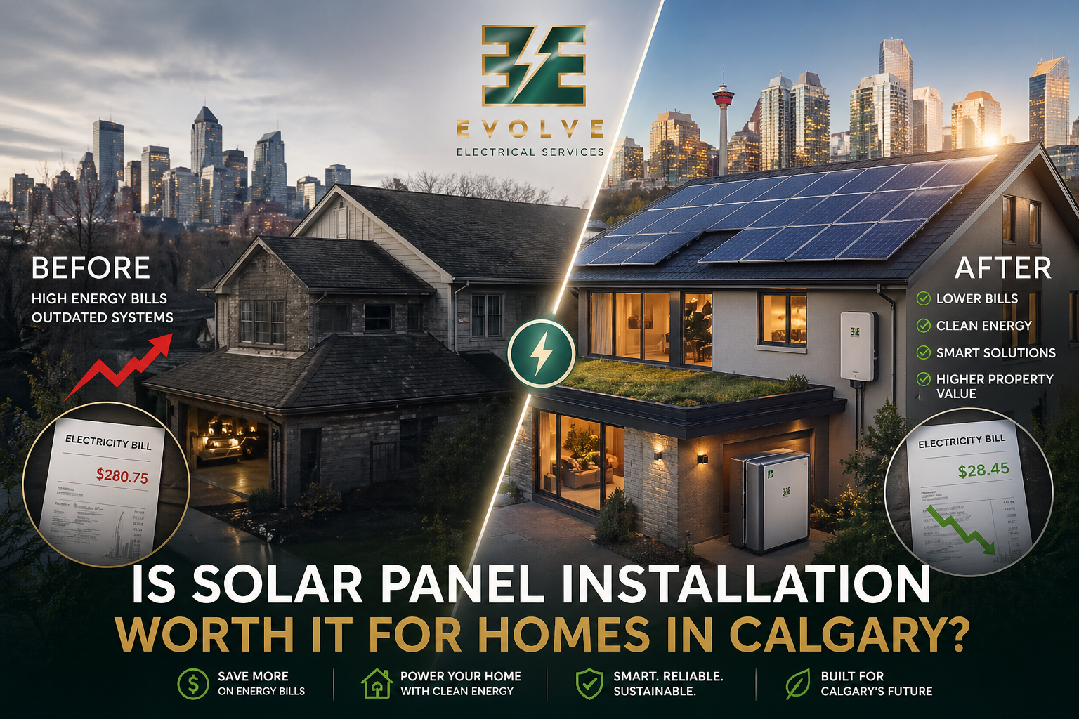 solar panel installation in Calgary