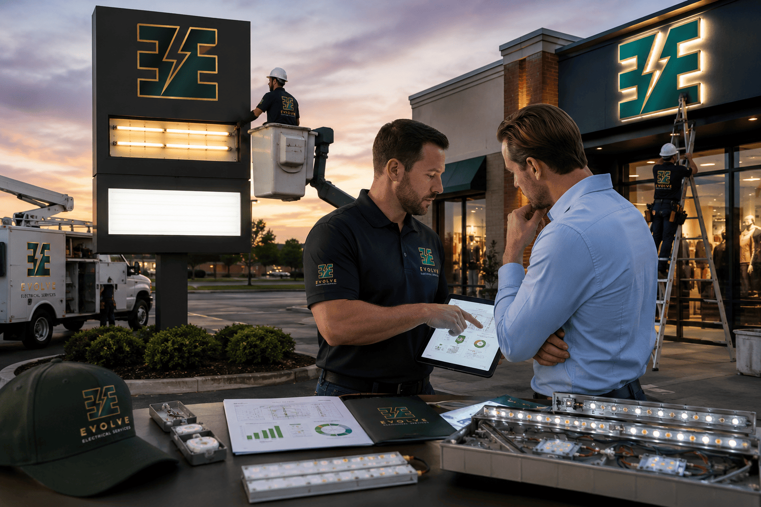 signage LED retrofits in Calgary