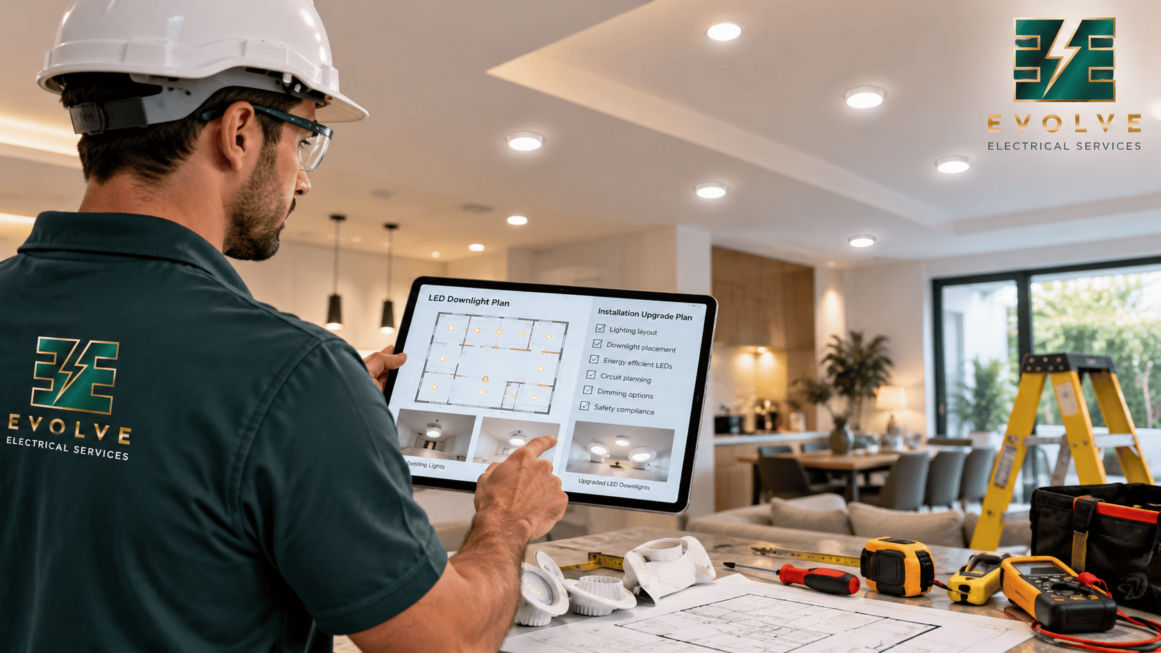 LED downlight installation Calgary